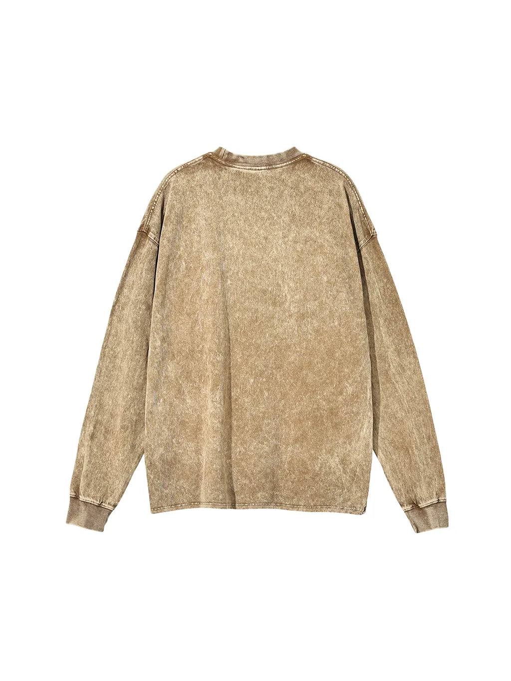 The New Standard of Unprecedented Comfort: The Acid Wash Oversize Long Sleeve T-Shirt for the Elite