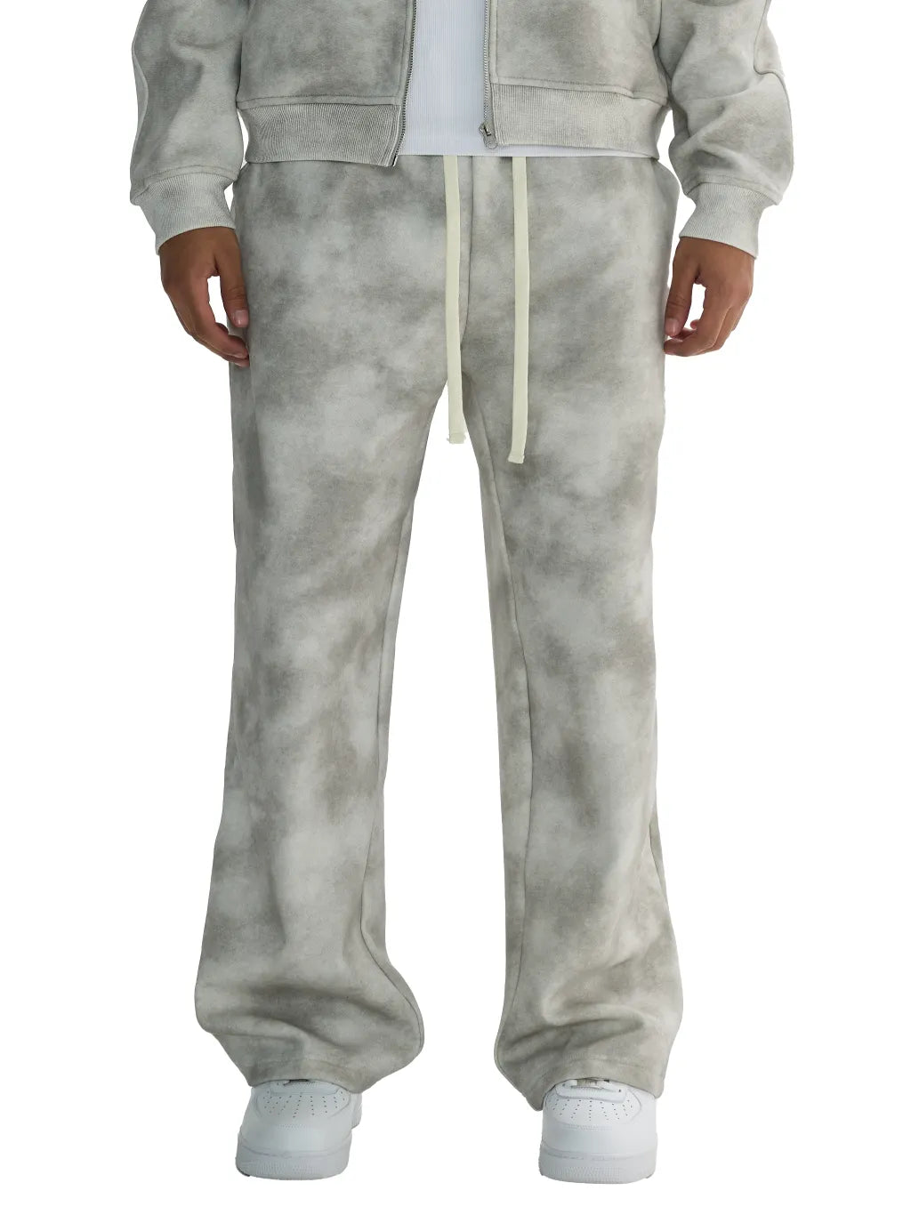 LUXURY TERMINAL - Dirty Washed Fleece Sweatpants