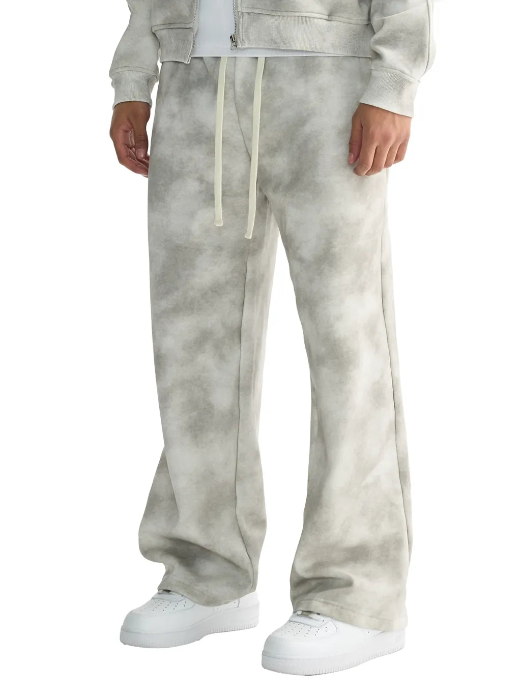 LUXURY TERMINAL - Dirty Washed Fleece Sweatpants