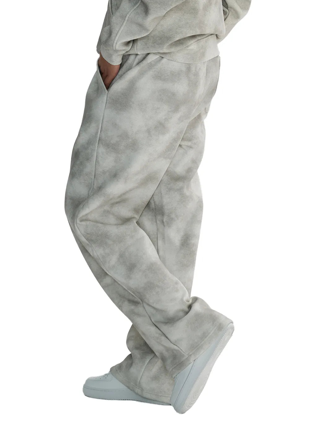 LUXURY TERMINAL - Dirty Washed Fleece Sweatpants