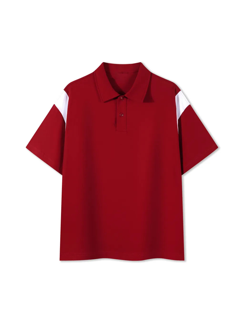 Contrast Panel Cotton Polo Shirt: The Epitome of Understated Luxury