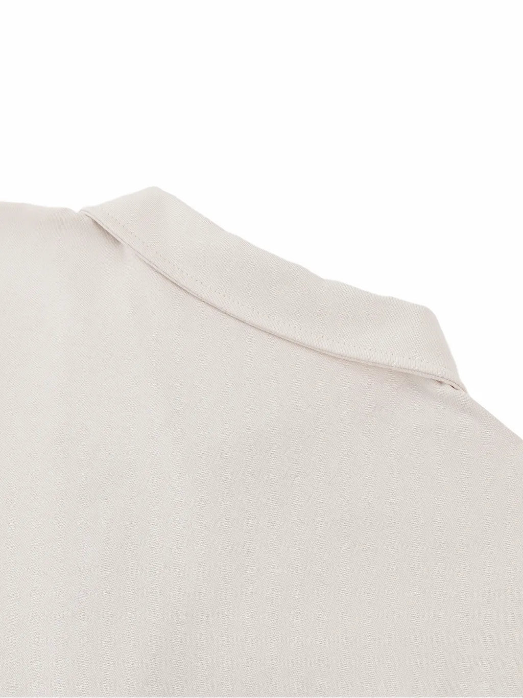 Contrast Panel Cotton Polo Shirt: The Epitome of Understated Luxury