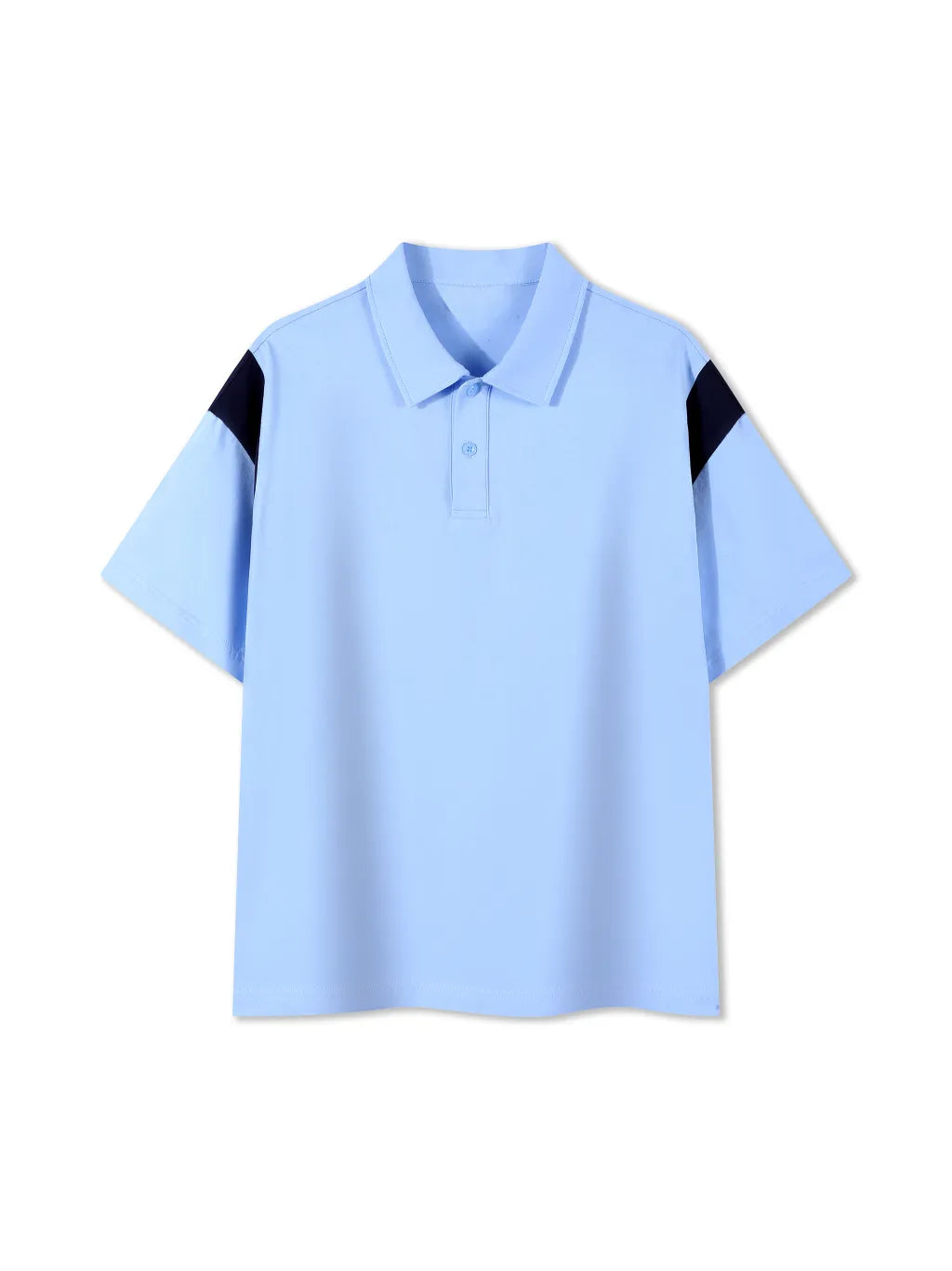 Contrast Panel Cotton Polo Shirt: The Epitome of Understated Luxury