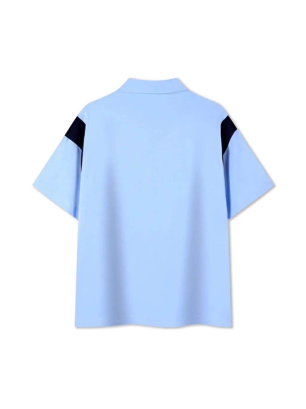 Contrast Panel Cotton Polo Shirt: The Epitome of Understated Luxury