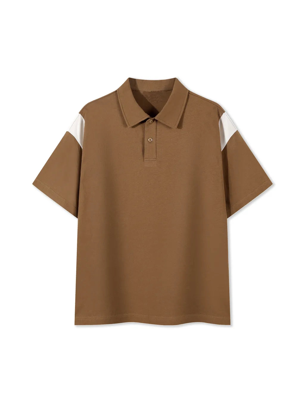 Contrast Panel Cotton Polo Shirt: The Epitome of Understated Luxury