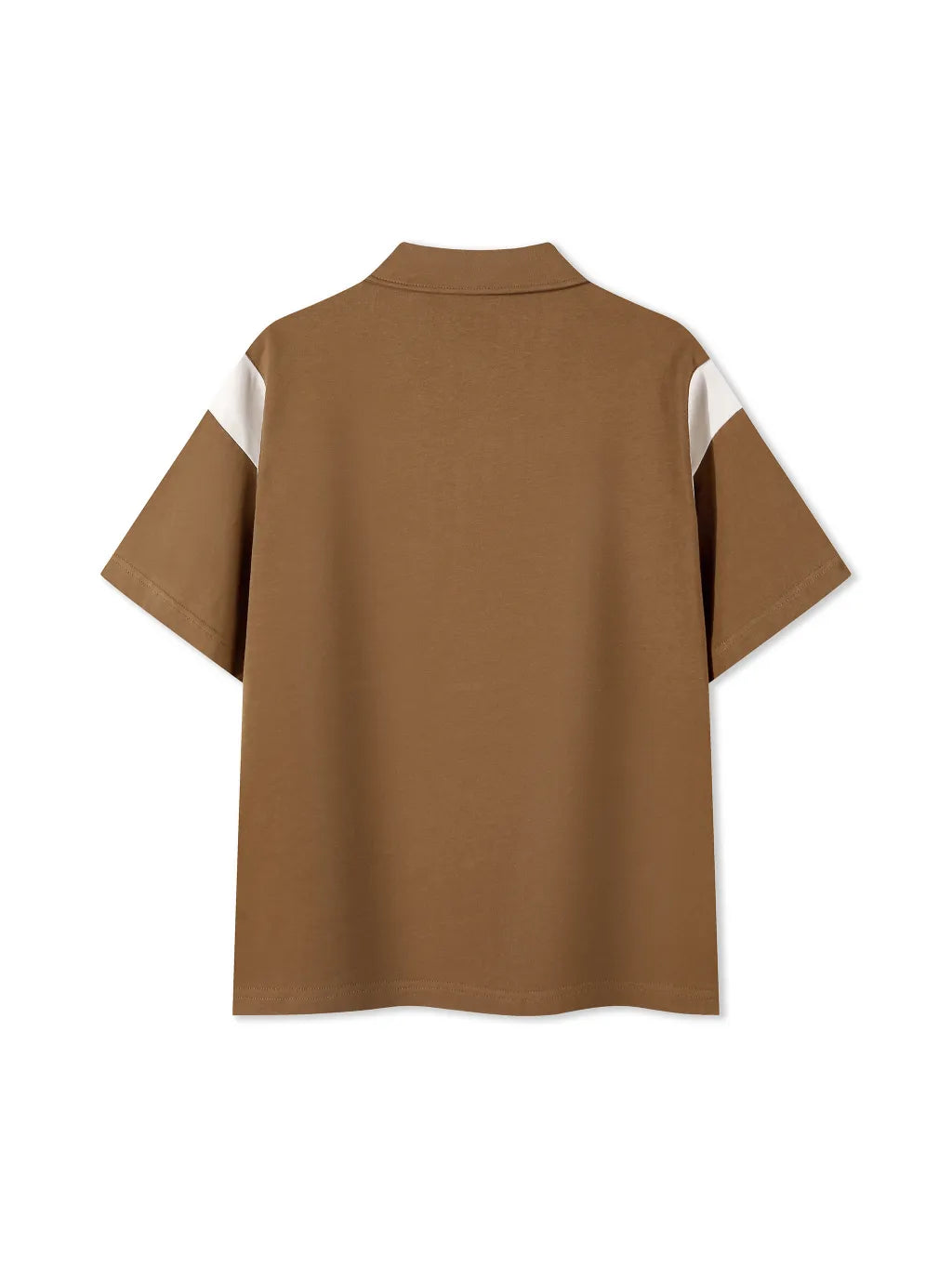 Contrast Panel Cotton Polo Shirt: The Epitome of Understated Luxury