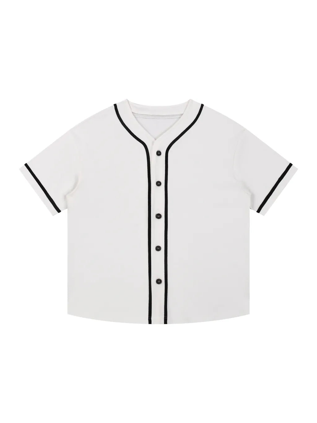 Elevate Your Style with the Contrast Piped Button-Up Jersey
