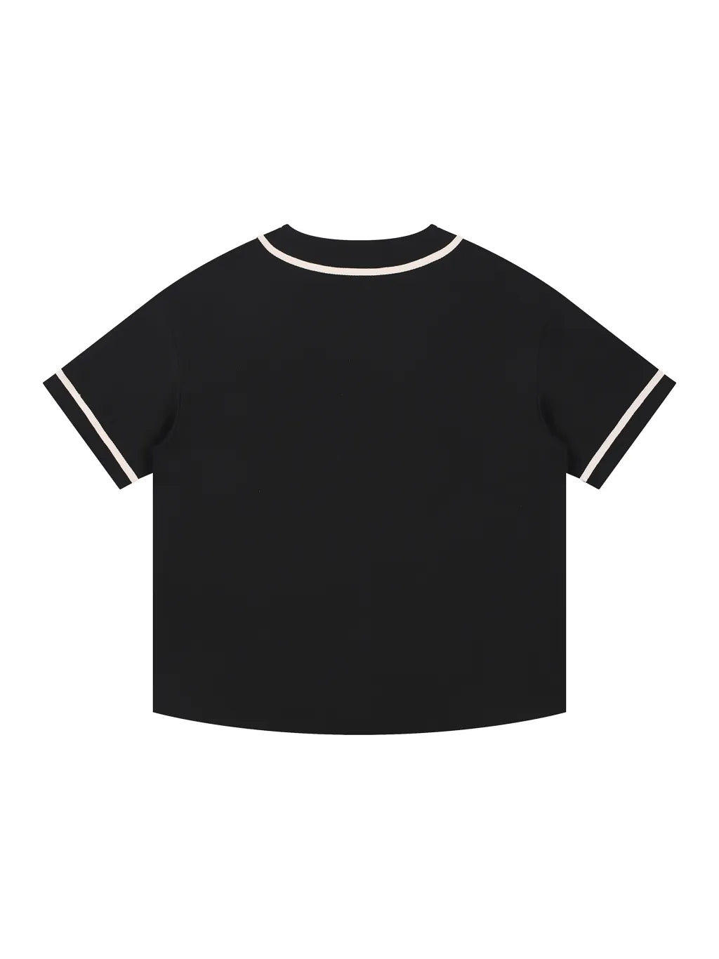 Elevate Your Style with the Contrast Piped Button-Up Jersey