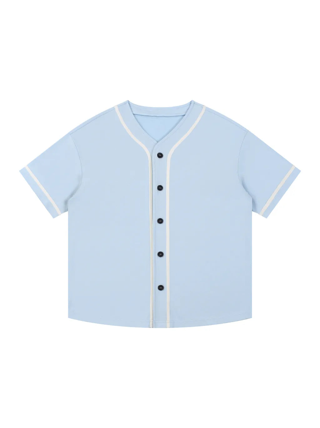 Elevate Your Style with the Contrast Piped Button-Up Jersey